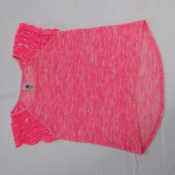 total girl Tops - Total Girl Junior's Shirt Size M (10-12) Pink and White Blend